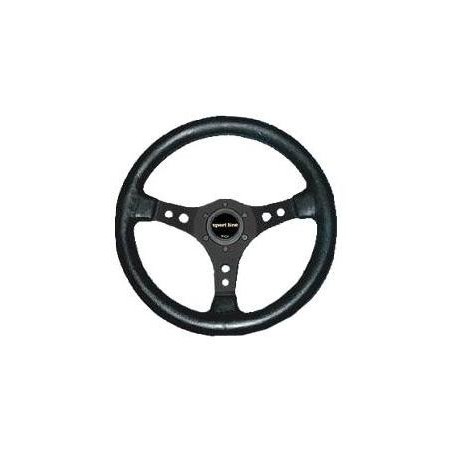 STEERING WHEEL DIAMETER MM. 330 BLACK polyurethanes  