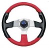STEERING WHEEL DIAMETER MM. 330 BLACK/RED POLYURETHANE/ALUMINUM