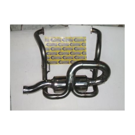 Shaped stainless steel muffler