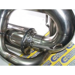Shaped stainless steel muffler