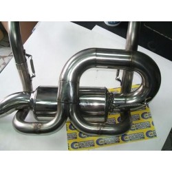 Shaped stainless steel muffler