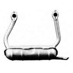 Muffler Fiat 500 F L