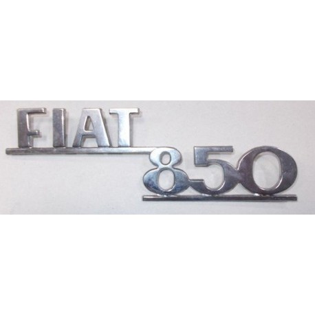 SIGLA SCRITTA FIAT 850