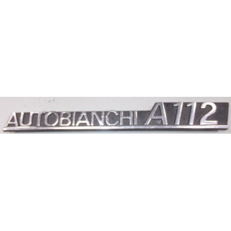 SIGLA SCRITTA AUTOBIANCHI A112