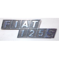 SIGLA SCRITTA FIAT 125s