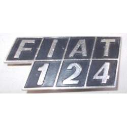 SIGLA SCRITTA FIAT 124 