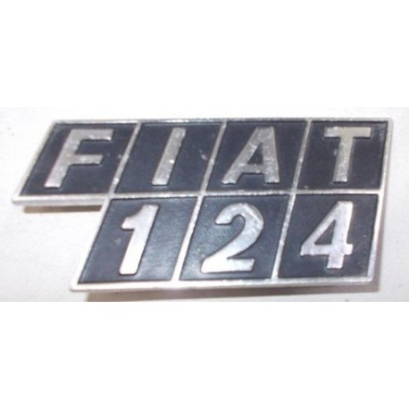 SIGLA SCRITTA FIAT 124 