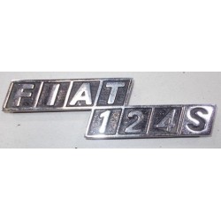 SIGLA SCRITTA FIAT 124 S