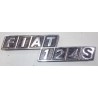 SIGLA SCRITTA FIAT 124 S