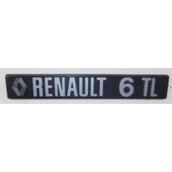 SIGLA SCRITTA RENAULT 6 TL 