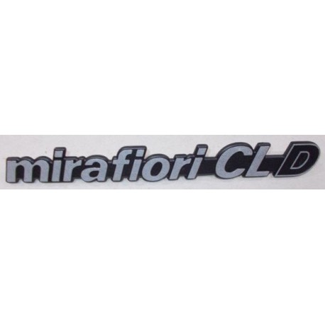 SIGLA SCRITTA MIRAFIORI CL D