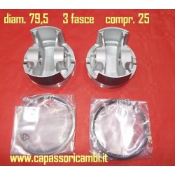 pistoni stampati diam. 79,5 3 fascie C25 fiat 500 126