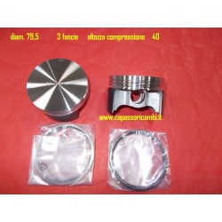 kit pistoni stampati diam 79,5 3 fascie C40 Fiat 500 126