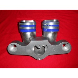 COLLETTORE MONOCONDOTTO CON SUPPORTI GOMMA PER CARBURATORE  ALFA PER FIAT 126
