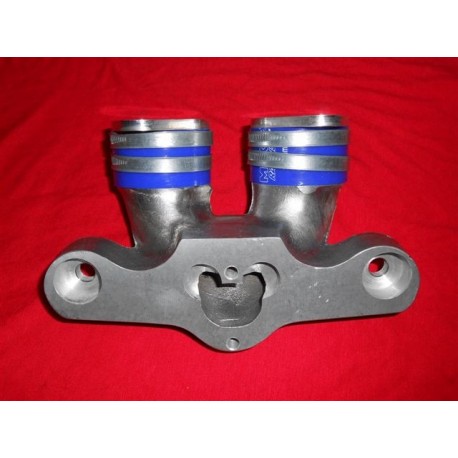 COLLETTORE MONOCONDOTTO CON SUPPORTI GOMMA PER CARBURATORE  ALFA PER FIAT 126