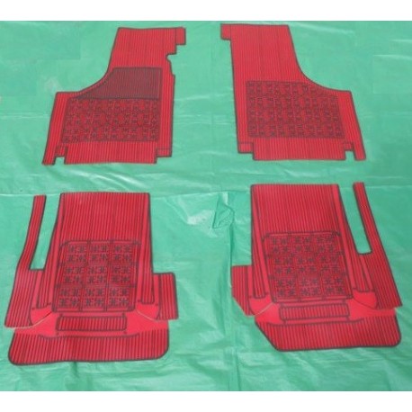 SERIE TAPETI ROSSI FIAT 126 N.B. GOMMA ALTA QUALITA 