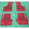 SERIE TAPETI ROSSI FIAT 126 N.B. GOMMA ALTA QUALITA 