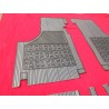 SERIE TAPETTI FIAT 126 GRIGI ..N.B. GOMMA ALTA QUALITA 