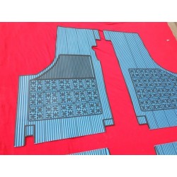 SERIE TAPPETI CELESTE FIAT 126  N.B. GOMMA ALTA QUALITA