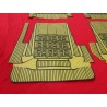 SERIE TAPPETI FIAT 126 COLORE GIALLA ..GOMMA ALTA QUALITA