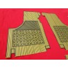 SERIE TAPPETI FIAT 126 COLORE GIALLA ..GOMMA ALTA QUALITA