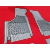 SERIE TAPPETI FIAT 126 GRIGI N.B. GOMMA ALTA QUALITA