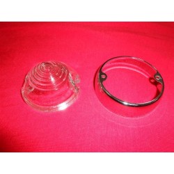 VETRO FANALINO CON CORNICE CROMATA ANTERIORE MINI MINOR