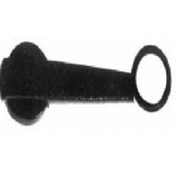 BLACK PLASTIC HANDLE window openers KNOB CHROME