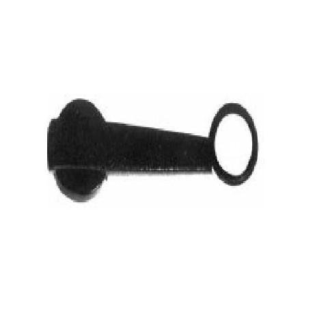 BLACK PLASTIC HANDLE window openers KNOB CHROME