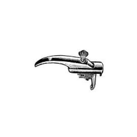 500 D/N-GIARDINIERA REAR HANDLES WITH KEY WITHOUT SPOUT CHROME STEEL