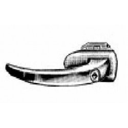 HANDLES 500 D/N-GIARDINIERA RIGHT WITHOUT KEY  WITH ALUMINUM SPOUT