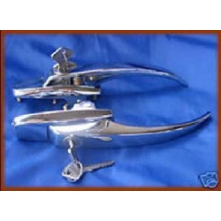 PAIR OF HANDLES WITH SAME KEYS FIAT 850 SEDAN