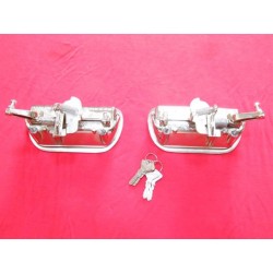PAIR OF DOOR HANDLES WITH Equal keys ALFA GIULIA GT JUNIOR 