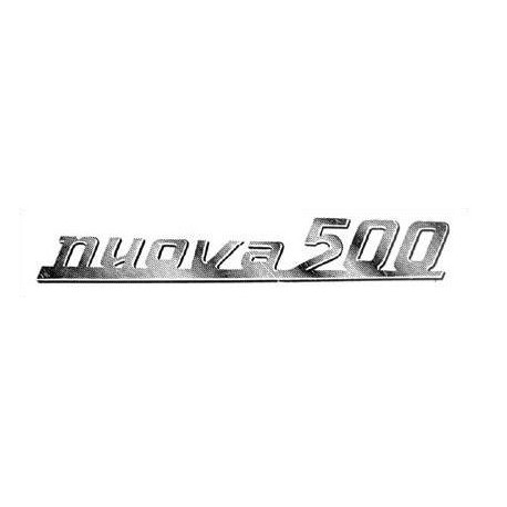 REAR ALUMINUM SIGNS NEW FIAT 500