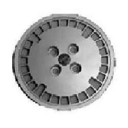 COPPA RUOTA GROSSA 13’’ A112 ABARTH LOGO ROSSO