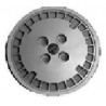 COPPA RUOTA GROSSA 13’’ A112 ABARTH LOGO ROSSO