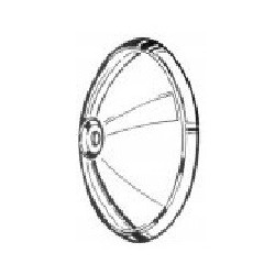 CUP WHEEL STEEL CHROME BIANCHINA CABRIOLET