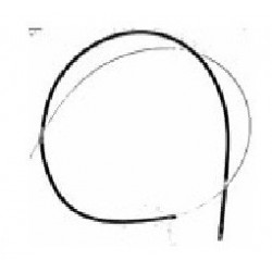 AIR CABLE TO CARB FIAT 500R/126
