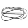 STEEL BRAKE HOSE KIT   Fiat 500 F / L / R 