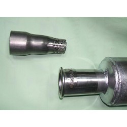 MARMITTA INOX CON RIDUTTORE RUMOROSITA