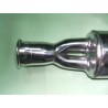 MARMITTA INOX  CON TERMINALE 2 IN 1 