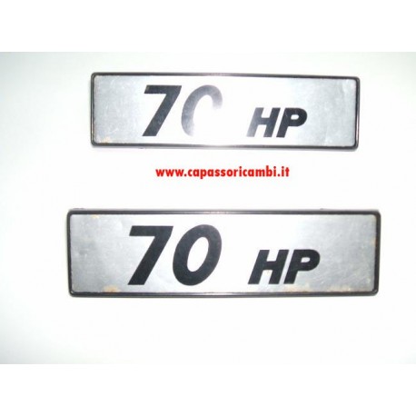 SIGLA " 70 HP " AUTOCIANCHI A112