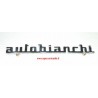 sigla 2  autobianchi  " in alluminio