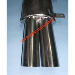 MARMITTA ACCIAIO SPORTIVA SENZA COLLETTORE FIAT 600 850