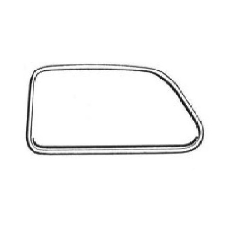 FIAT 600 PAIR GLASS SCRAPER WITHOUT EXTERNAL+INTERNAL DEFLECTOR FOR A DOOR