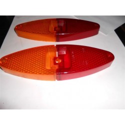COPPIA PLASTICHE POSTERIORE FIAT 850 900 T PULMINO