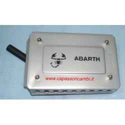 filtro aria carburatore grgio con logo abarth