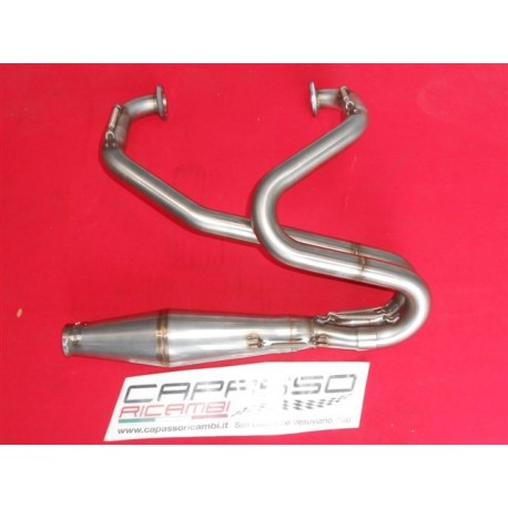 MARMITTA ACCIAIO INOX COMPETIZIONE SCARICO LIBERO FIAT 500