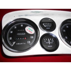 CRUSCOTTO FIAT 500  MODELLO ORIGINALE 595 ABARTH  CON STRUMENTAZIONE JEGER