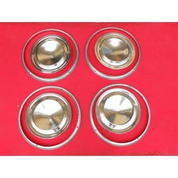 SERIE COPPE RUOTA CON ANELLI COMPLETI LANCIA FLAMINIA 